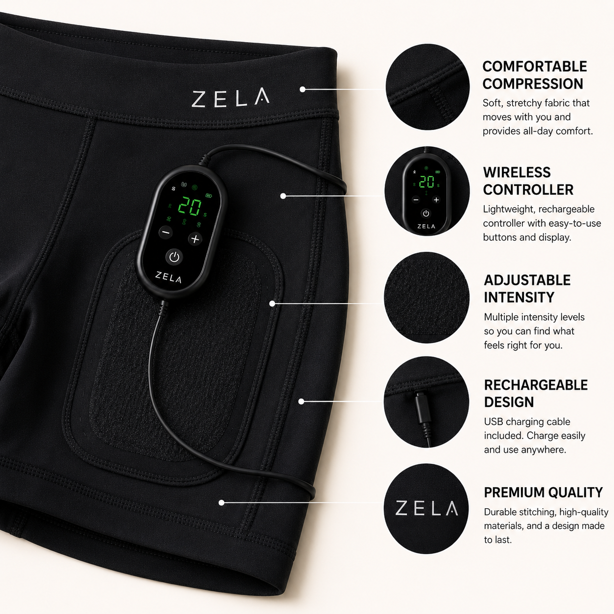 Zela™ Core Recovery Shorts